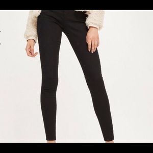 Topshop Sidney skinny black jeans